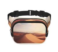 WBQLSL Sac banane imprimé Deserts, sac à bandoulière élégant, sac de poitrine léger de voyage et de sport