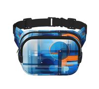 WBQLSL Sac banane imprimé numérique, sac à bandoulière élégant, sac de poitrine léger pour le voyage et le sport