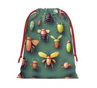 WBQLSL Sac cadeau imprimé Insect Atlas S, idéal pour mariage, Noël, anniversaire (S-L)