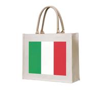 WBQLSL Sac de plage à motif drapeau de l'Italie | Parfait pour la plage, les pique-niques, les voyages et les loisirs au bord de la piscine