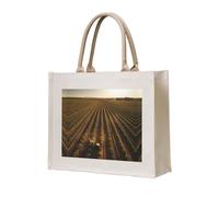 WBQLSL Sac de plage à motif Land of Hope | Parfait pour la plage, les pique-niques, les voyages et les loisirs au bord de la piscine