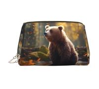 WBQLSL Sac de rangement en cuir pour maquillage - Idéal pour transporter des produits cosmétiques avec vous, Grondement, Taille unique