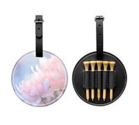 WBQLSL Sac de rangement pour tee de golf imprimé à la mode - Design léger pour un rangement rapide des tees de golf