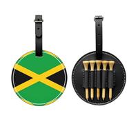 WBQLSL Sac de rangement tendance imprimé drapeau de la Jamaïque - Design léger pour un rangement rapide des tees de golf