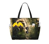 WBQLSL Sac de voyage à motif singes pour la gym, la piscine, les courses au supermarché, les courts voyages
