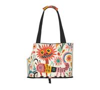 WBQLSL Sac de voyage abstrait Dragon Doodle pour animal domestique - Petit sac à bandoulière pour animaux de compagnie pour voitures et personnes