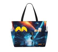WBQLSL Sac de voyage de plage Science Fiction Future Pattern pour gym/piscine/supermarché/court voyage