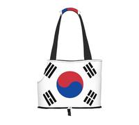 WBQLSL Sac de voyage pour animal domestique Motif drapeau de la République de Corée Petit sac à bandoulière pour voitures et personnes