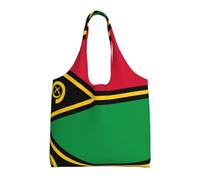 WBQLSL Sac en toile imprimé drapeau du Vanuatu pour femme - Sac à bandoulière décontracté + sac à main double usage