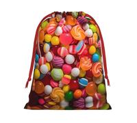 WBQLSL Sachets cadeaux de confiserie M imprimés, parfaits pour les mariages, Noël, anniversaires et anniversaires (S-L)