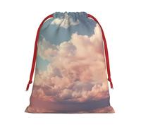 WBQLSL Sachets cadeaux imprimés avec nuages, parfaits pour les mariages, Noël, anniversaires et anniversaires (S-L)