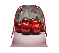 WBQLSL Sachets cadeaux imprimés cerises chiliennes S, parfaits pour mariage, Noël, anniversaire et anniversaire (S-L)
