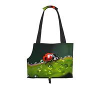 WBQLSL Seven-Starred Sac de voyage pour animal domestique Motif coccinelle Petit sac à bandoulière pour voitures et personnes