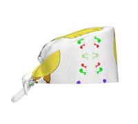 WBQLSL Singing Hen Chapeau de travail respirant avec bande absorbante pour homme et femme Noir