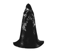 WBQLSL Strange buildings Cape de magicien à motif S, convient pour adultes et adolescents, cosplay, gamme complète de tailles S, M, L
