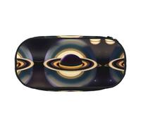 WBQLSL Superbe trousse Saturne de grande capacité, sac de rangement multi-couches pour papeterie - Fournitures de bureau d'apprentissage unisexe