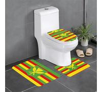 WBQLSL Tapis antidérapant pour salle de bain motif drapeau hawaïen