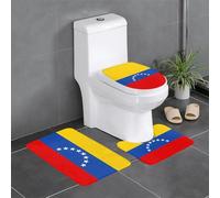 WBQLSL Tapis de bain antidérapant drapeau du Venezuela - Tapis de sol pour chambre à coucher - Décoration d'intérieur