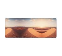 WBQLSL Tapis de souris et clavier à motifs de déserts 30 x 80 cm, parfait pour les jeux et les ordinateurs portables