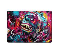 WBQLSL Tapis imprimé avatar coloré doux et moelleux - 203,2 x 147,3 cm - Convient pour le salon, le bureau, le balcon, la table de chevet, la table basse