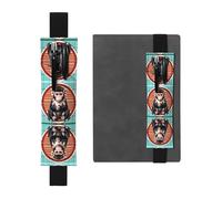 WBQLSL The Silent Singe Pattern Elastic Band Pen Bag Suitable for Girls Birthday Day/Teacher's Day/Graduation Season Intime Stationery Gift Box