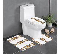 WBQLSL Tiger Cub Tapis de sol absorbant - 3 pièces - Tapis antidérapant pour salle de bain, chambre à coucher, tapis de cuisine