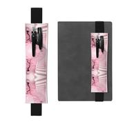 WBQLSL Trousse à crayons avec bande élastique à motif de fleurs de cerisier - Convient pour les cadeaux d'anniversaire des filles, la fête des enseignants, l'obtention d'un diplôme - Boîte cadeau