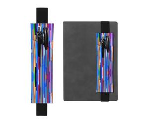 WBQLSL Trousse à crayons avec bande élastique à motif de trait vertical, convient pour les cadeaux d'anniversaire des filles, la fête des enseignants, l'obtention d'un diplôme, la papeterie intime