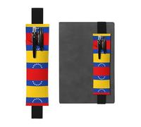 WBQLSL Trousse à crayons avec bande élastique motif drapeau du Venezuela - Convient pour les cadeaux d'anniversaire des filles, la fête des enseignants, l'obtention d'un diplôme