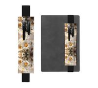 WBQLSL Trousse à crayons avec bande élastique Motif floral national d'Italie Convient pour les cadeaux d'anniversaire des filles / fête des enseignants / remise de diplôme