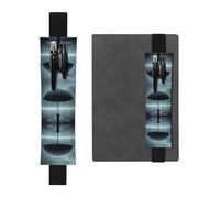 WBQLSL Trousse à crayons avec bande élastique Motif parapluie noir sous la pluie Convient pour les cadeaux d'anniversaire des filles / fête des enseignants / remise de diplôme