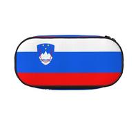 WBQLSL Trousse à crayons avec motif drapeau de la Slovénie - Grande capacité - Séparations multicouches - Fournitures de bureau - Unisexe