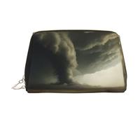 WBQLSL Trousse de maquillage en cuir avec cuillère argentée pour transporter des produits cosmétiques avec vous, Une tornade massive, Taille unique