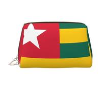WBQLSL Trousse de maquillage en cuir avec drapeau de l'État de l'Ohio - Sac de rangement pour cosmétiques - Convient pour transporter des cosmétiques avec vous, Drapeau du Togo, Taille unique