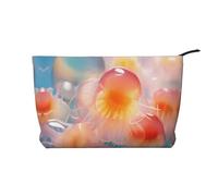 WBQLSL Trousse de maquillage en velours côtelé pour dessert gélatine - Sac de rangement de voyage, peut contenir du rouge à lèvres, de la poudre et d'autres produits cosmétiques