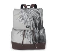 WBQLSL UFO Landing Sac à dos imprimé pour femme adapté pour le travail, les voyages et les voyages d'affaires, Esquisse un aigle, taille unique