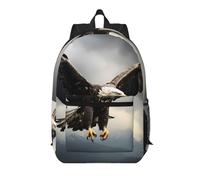 WBQLSL Un sac à dos pour ordinateur portable motif aigle vicieux - peut stocker des articles de bureau, de gym et de voyage