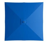 WBQYIPD Housse de rechange for parasol de terrasse carré, auvent de rechange à 4 baleines for balcon de jardin, toile supérieure for parasol d'extérieur(Bleu)