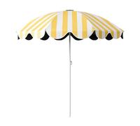 WBQYIPD Parasol de plage à rayures de 150 cm, parasol d'extérieur, de jardin, de terrasse, léger et réglable, for balcon, pelouse, piscine