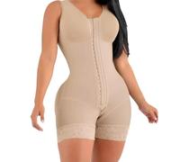 WBRSybUK Body Gainant pour Femme, Gaine Amincissante, Effet Gainant, Rehausseur De Fesses Et De Cuisses, Body Ouvert À l'entrejambe avec Fermeture Éclair(A,XXX-Large)