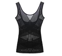 WBRSybUK Ceinture Gainante, Grande Taille L-4XL, Gaine Amincissante pour Femmes, Corset Amincissant en Nylon(Black,L(45-50kg))