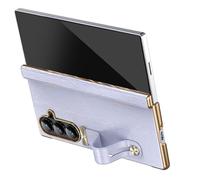 WBRSybUK Coque à charnière pour Samsung Galaxy Z Fold 7, Coque de téléphone Fine et élégante, Finition brossée, Protection d'écran Tout Compris