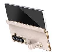 WBRSybUK Coque à charnière pour Samsung Galaxy Z Fold 7, Coque de téléphone Fine et élégante, Finition brossée, Protection d'écran Tout Compris