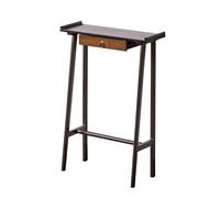WBRSybUK Tables Basses, Table De Fenêtre Fine, Petite Console, D'entrée Carrée avec Tiroirs Rangement, D'appoint Décorative Vintage for Bureau, Petit Espace(A,70cm)
