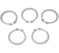 WBTAJZHY Anneaux de retenue externes, 50 pièces, M8-M18, Tige en Acier Inoxydable, Type C, élastique, circlip Externe, Anneau, rondelle Blocage à Ressort(M17)