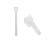 WBTAJZHY Attaches de câbles électriques, Organisateur de câbles libérables, Attaches, 50 pièces, Sangles à Boucles réutilisables en Nylon for la Gestion des Fils(White,12x150MM)