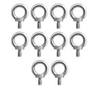 WBTAJZHY Boulons à œil, boulons à œil Robustes, 10 pièces M3 Boulon à œil de Levage 304 en Acier Inoxydable boulons à œil d'anneau de Levage adaptés aux équipements de Levage d'ingénierie,(M3x40mm)
