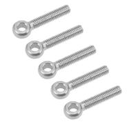WBTAJZHY Boulons à œil, boulons à œil Robustes, boulons à œil de Levage en Acier Inoxydable 304, 5 boulons à œil M10 adaptés aux Fixations de vannes à Guillotine de Pipeline,(M10x35mm)
