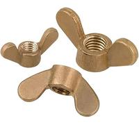 WBTAJZHY Écrou Papillon, Écrous à Oreilles, écrous en cuivre, Laiton, Bouchon vis Serrage Manuel(10pcs,M3)