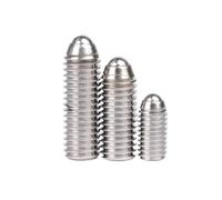 WBTAJZHY Écrous et boulons en Acier Inoxydable, Vis à Piston Bille Douille hexagonale Ressort, 5-10 pièces M2.5 M3 M4 M5 M12 Grade 12.9 304 en Acier Inoxydable(304 Stainless Steel,6MM-M5 10PCS)